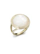 Ippolita Lollipop Mother-of-pearl, Diamond & 18k Yellow Gold Ring