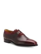 Corthay Duke Leather & Suede Lace-up Oxfords