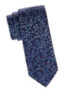 Eton Blue Floral Silk Tie