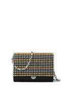 Michael Kors Collection Small Studded Leather Crossbody Clutch