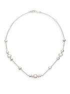 Ippolita Rock Candy Mother-of-pearl & Sterling Silver Station Necklace