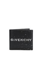 Givenchy Graffiti Logo Leather Billfold Wallet