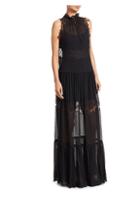 3.1 Phillip Lim Lace & Stretch Silk Gown