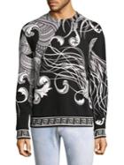 Versace Collection Cotton Floral Sweatshirt