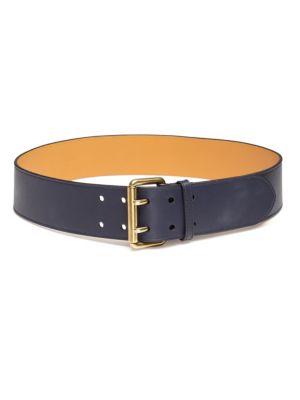 Ralph Lauren Collection Contour Leather Belt