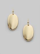 Roberto Coin 18k Yellow Gold Oval Drop Earrings