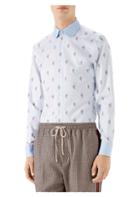 Gucci Kingsnakes Fil Coupe Oxford Shirt