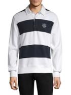Rag & Bone Elbow Patch Relaxed Fit Rugby Shirt