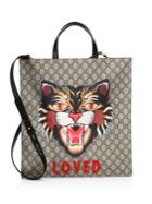Gucci Angry Cat-print Soft Gg Supreme Tote