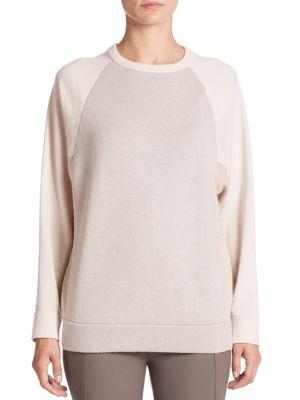 Brunello Cucinelli Colorblock Cashmere Sweater