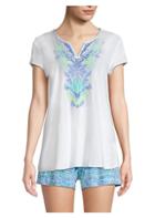 Lilly Pulitzer Embroidered Tunic Top