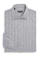 Saks Fifth Avenue Modern Trim-fit Striped Dress Shirt