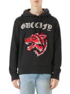 Gucci Wolf Hooded Sweatshirt
