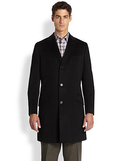Saks Fifth Avenue Collection Wool And Cashmere Coat
