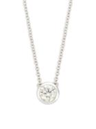 Hearts On Fire 18k White Gold Diamond Circular Pendant Necklace