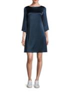 Diane Von Furstenberg Korrey Solid Shift Dress
