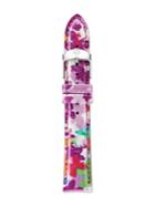 Michele Watches Fashion Printed Patent Leather Watch Strap/16mm