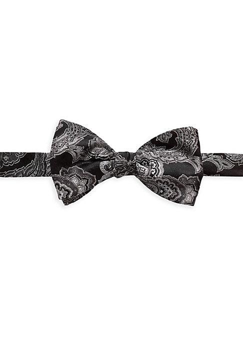 Eton Paisley Silk-blend Bow Tie