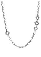 John Hardy Legends Naga Silver Figaro Chain Necklace