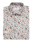 Eton Slim-fit Safari-print Shirt