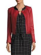 Joie Koali Quilted Pattern Leather Jacket