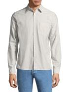A.p.c. Stripe Cotton Button-down Shirt