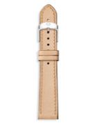 Michele Watches Thin Leather Watch Strap/18mm