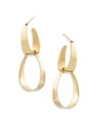 Lana Jewelry Bond Small Gloss 14k Yellow Gold Link Earrings