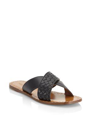 Bottega Veneta Crisscross Flat Sandals