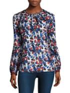 Milly Mandy Hibiscus Print Top