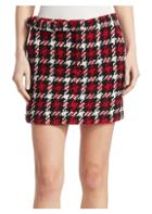Mcq Alexander Mcqueen Belted Wool Mini Skirt