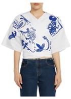 Marques'almeida Embroidered Knot Shirt