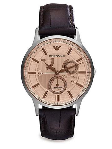 Emporio Armani Renato Stainless Steel Watch