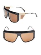 Balmain 62mm Shield Sunglasses