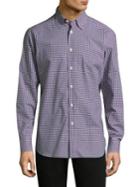 Brioni Gingham Cotton Casual Button-down Shirt