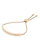 Michael Kors Modern Brilliance Crystal Slider Bracelet/goldtone