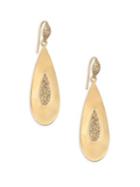 Bavna 18k Gold Teardrop Earrings
