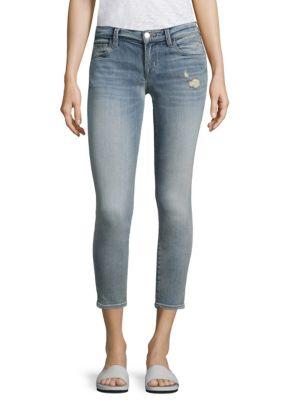 J Brand 9326 Low-rise Cropped Skinny Jeans/remnant