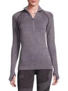 Hpe Holiday Seamless Zip Top