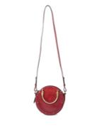 Chloe Pixie Convertible Round Leather Shoulder Bag