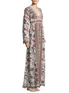 Tory Burch Rosemary Floral Maxi Dress