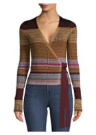 Diane Von Furstenberg Stripe Wrap Sweater
