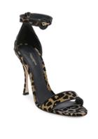 Dolce & Gabbana Leopard Print Stiletto Sandals