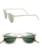 Oliver Peoples The Row The Row For Oliver Peoples O'malley Nyc 48mm Round Sunglasses