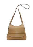 The Row Sideby Grained Leather Shoulder Bag