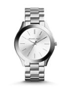 Michael Kors Slim Runway Stainless Steel Bracelet Watch