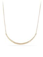 David Yurman Pure Form Collar Necklace In 18k Gold