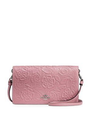 Coach Floral Leather Clutch