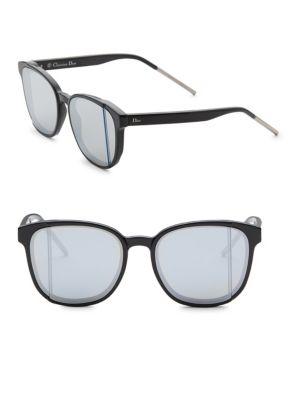 Dior Diorsteps 55mm Mirrored Square Sunglasses