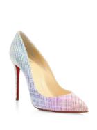 Christian Louboutin Pigalle Follies Suede Point Toe Pumps